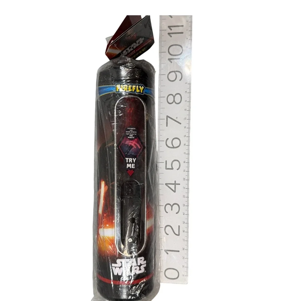 Firefly Star‎ Wars Kylo Ren Lightsaber Light-Up Timer Electronuc Toothbrush NWT